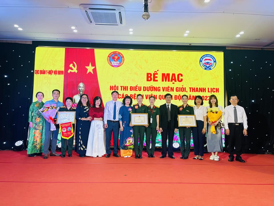 Đội tuyển Bệnh viện quân y 7 (Cục Hậu cần – Quân khu 3) Đạt giải nhì Hội thi điều dưỡng viên giỏi, thanh lịch các Bệnh viện Quân đội năm 2023